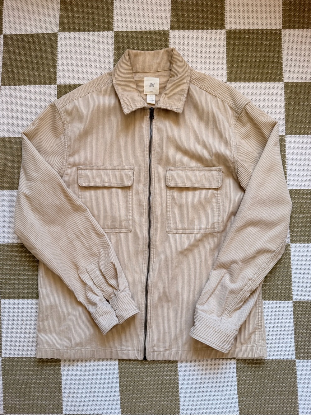 H&M Women’s Beige Corduroy Shacket